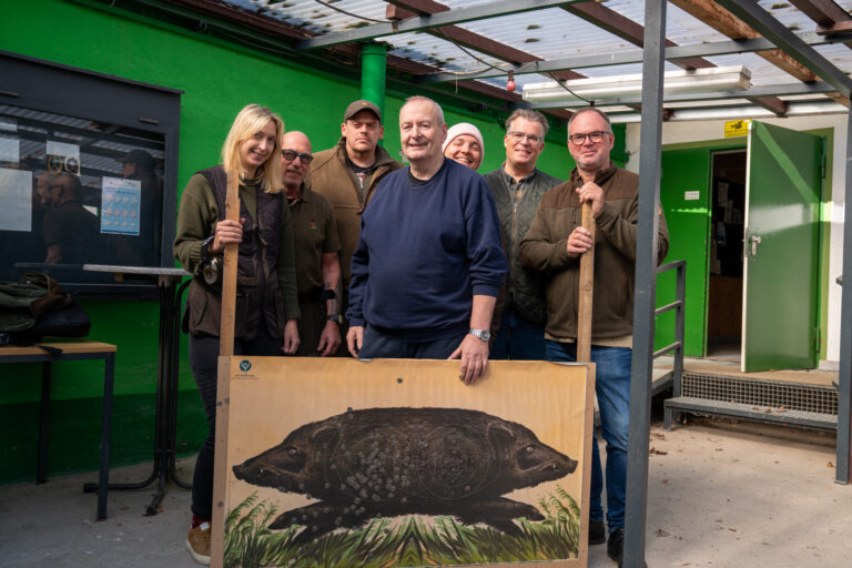 Insgesamt 13 Mitglieder waren mit dabei und konnten so ihre Schießfertigkeiten auf bewegte Ziele trainieren und somit den z. B. von HessenForst geforderten Schießnachweis erlangen. Foto: Markus Stifter